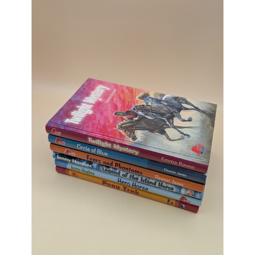 Lot of 6 Pony Club Horse Chapter Books HC Stabenfeldt Twilight Mystery Hughes